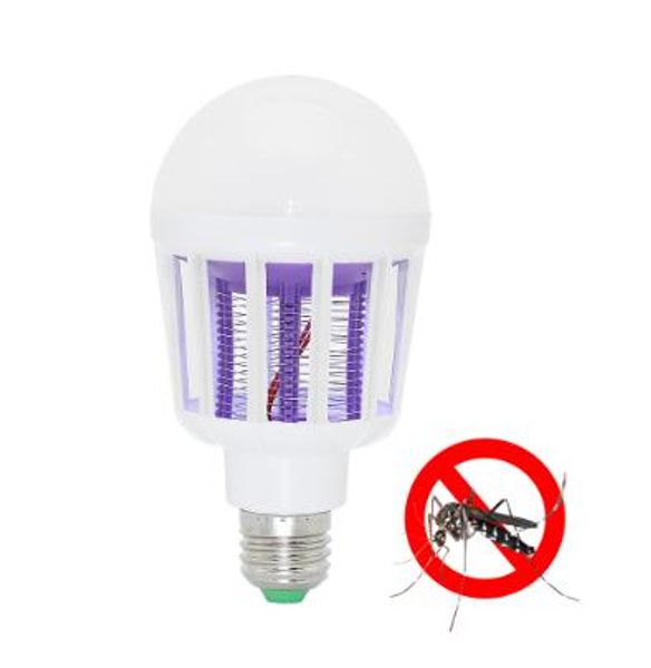 Lâmpadas do lâmpão do assassino do mosquito conduzido 9w 2 em 1 LED Bola Nigh Light Anti Repelente Bug Bug Inseto Assassino E27 LED UV Bulbo