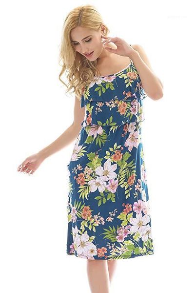 

fashion folral print womens dresses convenience fast womens breastfeeding dress casual dress breastfeeding suspender clothing new, Black;gray
