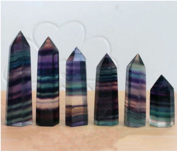 

Natural Tumbled Hexagonal Column Rose Quartz Crystal Gemstones Ornaments Set Home Decoration