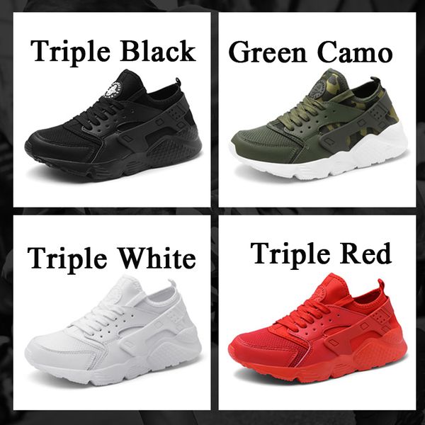 

air discount classic huarache 1.0 4.0 women men running shoes triple black white red rose gold outdoors huaraches runners sneakers