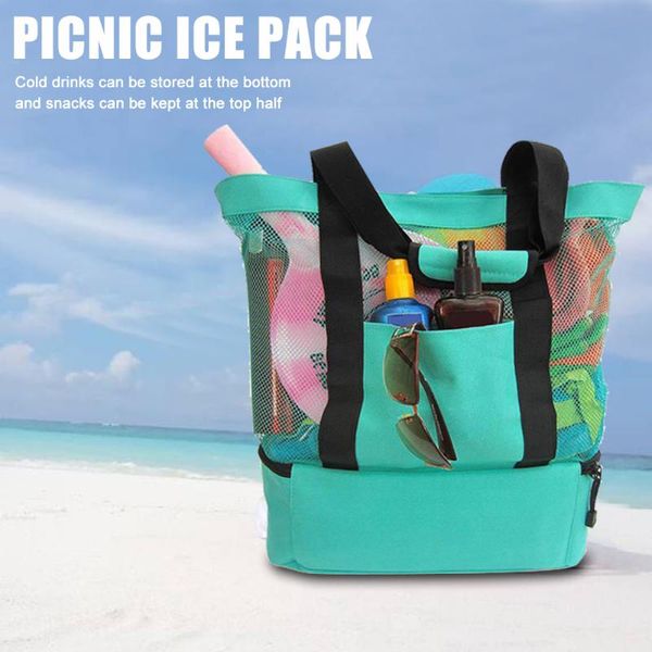 

multi-functional heat-retaining picnic bag waterproof high capacity handbag fruit fresh-keeping bag for outdoor camping