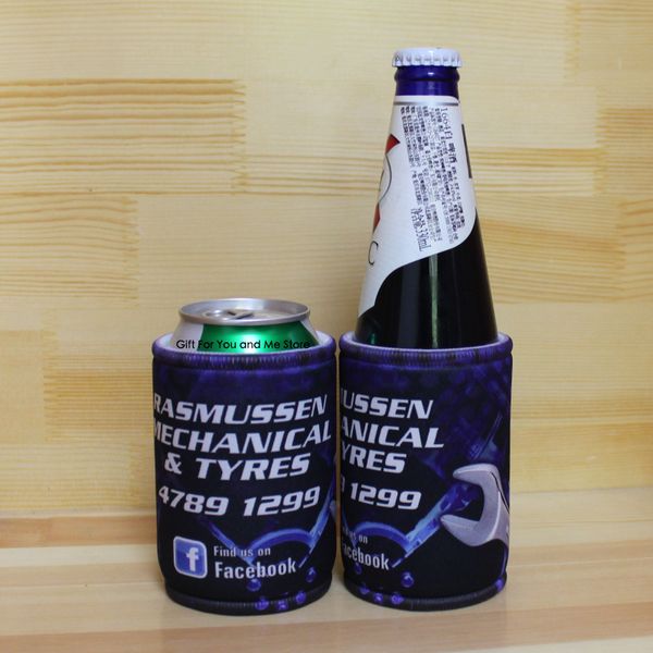 

250pcs dye сублимированных охладителей пользовательской австралия stubby держатели неопрен cooler рукав может рукав cooler свадебных рекламн