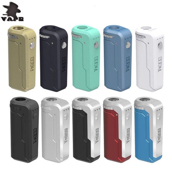 

100% Аутентичные Yocan UNI Box Mod 650 мАч Разогрев VV Аккумулятор для 510 Нити Толстый Масляный Картридж Электронная Сигарета Vape Мод DHL бесплатно
