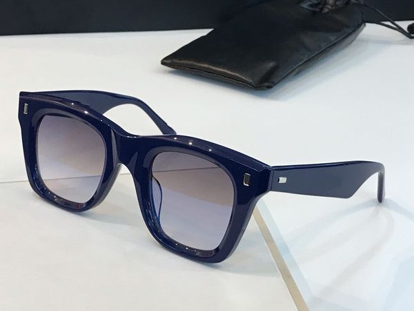 

2019 new uv 400 protection blue width frank frame square glasses fashion men sunglasses with cases and dastbag, White;black