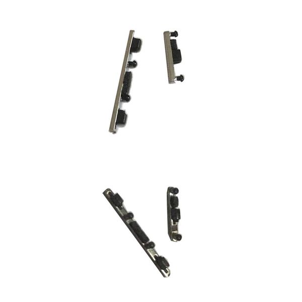 

2 pieces replacement external buttons volume power for motorola g4 & g4 plus (silver+gray