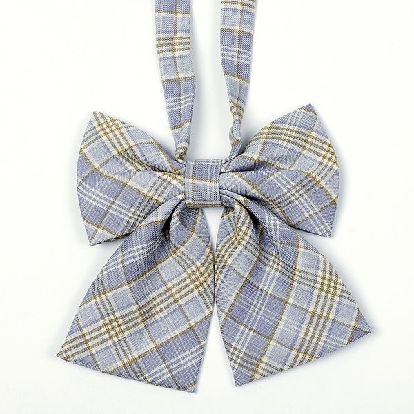 

japanese-style jk uniforms pleated skirt sailor suit shirt plaid hole-play-style bow tie collar flower womens college wind, Black;gray