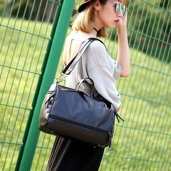 

fashion women leather handbag retro larger capacity cross body shoulder messenger bag sac bandouliere femme