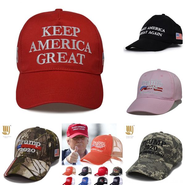 

8e325 president trump 2020 hat keep america great cap baseball president outdoor hat republican washed mesh sports cap, Blue;gray