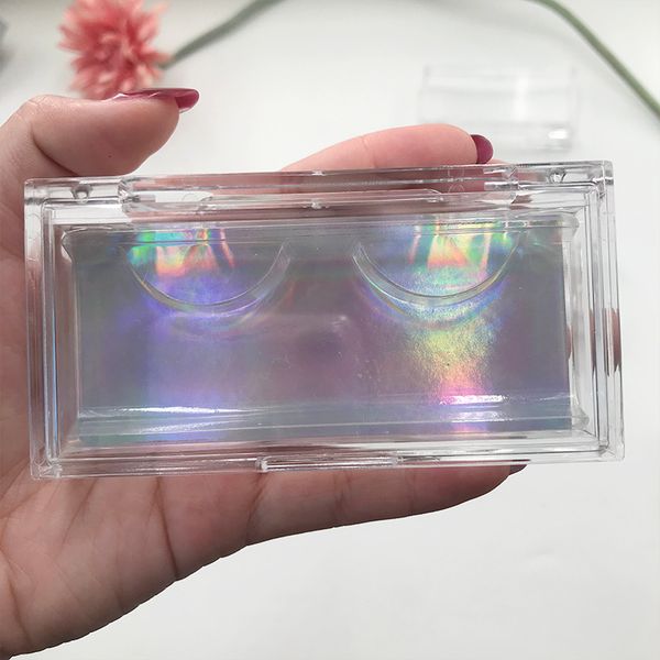

empty lashes box 3d mink lashes 5d box clear packing wholesale private label