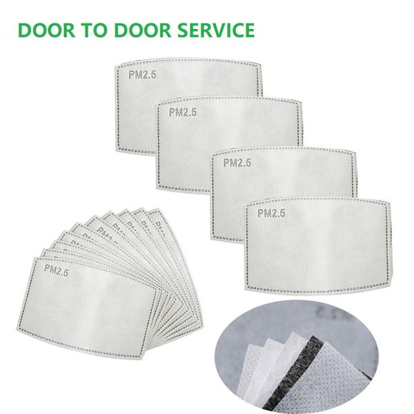 

pm2. 5 фильтр для маски anti haze mouth mask сменный фильтр-срез 5 слоев нетканого активированного угля фильтр для лица маски прокладка