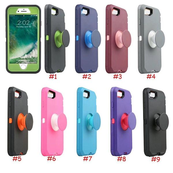 

2019 new defender holder phone ca e built in kick tand 3 in 1 hockproof protector for iphone x x xr x max