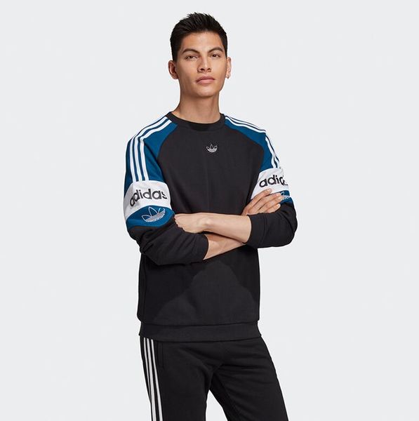 

мода лоскутных полосатые мужских дизайнерских толстовок нового прибытие письмо печать вскользь толстовки для мужчин пуловеров спортивных тол, Black