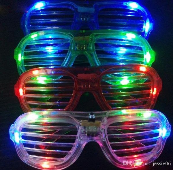 

shutters led glow glasses concert cheer halloween props dance fluorescence luminous glasses led toy christmas gift hot