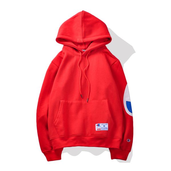 

champions mens womens hoodies designer brand pullover big letter printing logo hip hop loose simple multicolor hooded sweater, White;black