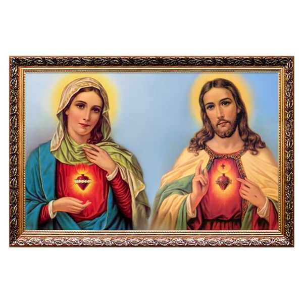 

католические иконописи девы картины масла непорочного сердца иисуса прихожая счетчик украшение гуа би хуа настраиваемый