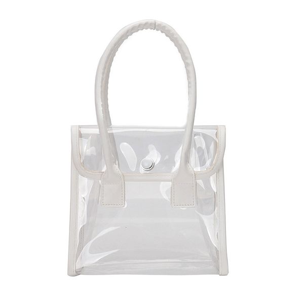 

new women's bag waterproof transparent beach bag pvc handbag wild shoulder trendy small