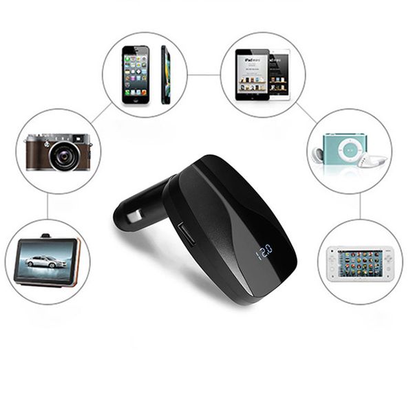 

car air purifier usb quick charger digtal display dust smoke pm2.5 remover td326