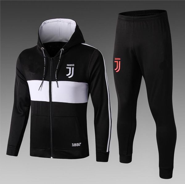 

1897 national team soccer tracksuit 2020 football jacket hoodies cardigan trainning tracksuits paris princes allianz stadium, Gray