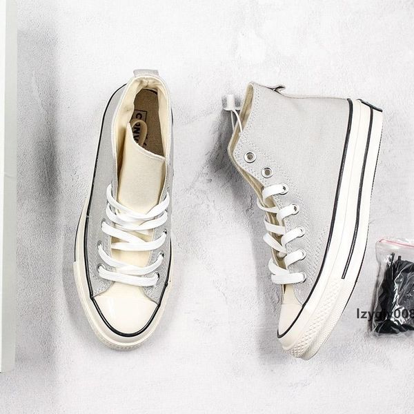 

новый fog 1970 chuck taylor 70s мужчины женщины холст обуви высокие вершины страх божии основы спорта повседневных кроссовок скейтборда трен, Black