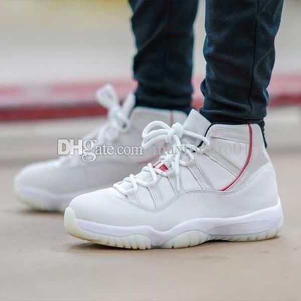 

men 11 platinum tint basketball shoes xi 11s high concord 45 sneakers men women sport shoes sneakers 36-47