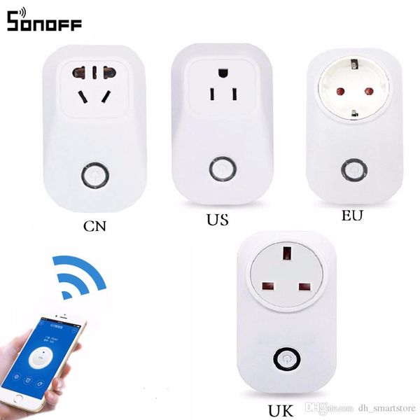

itead sonoff s20 smart wifi socket switch cn uk us eu plug remote control socket outlet timing switch for smart home automation