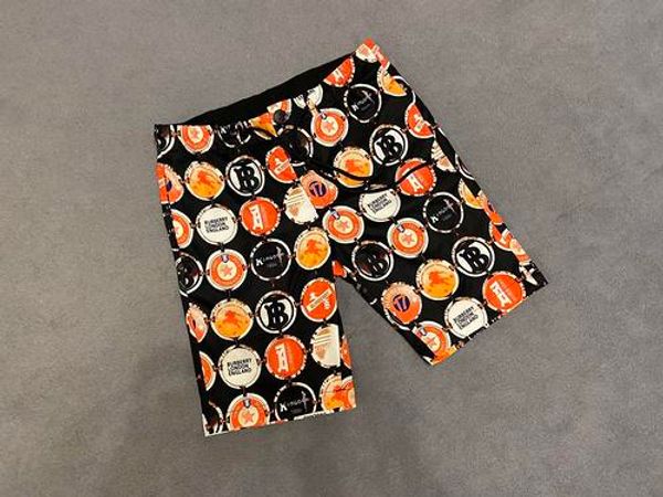 

2020 european french spring and summer latest casual golden letters printed shorts luxury loose men's designer fashion men and women sh, White;black