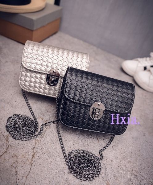 

2019 new chain handbags, tide small square package, fashion woman shoulder bag, han edition messenger bag
