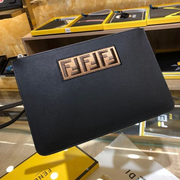 

2023 new leather men's bag198ozu, Black