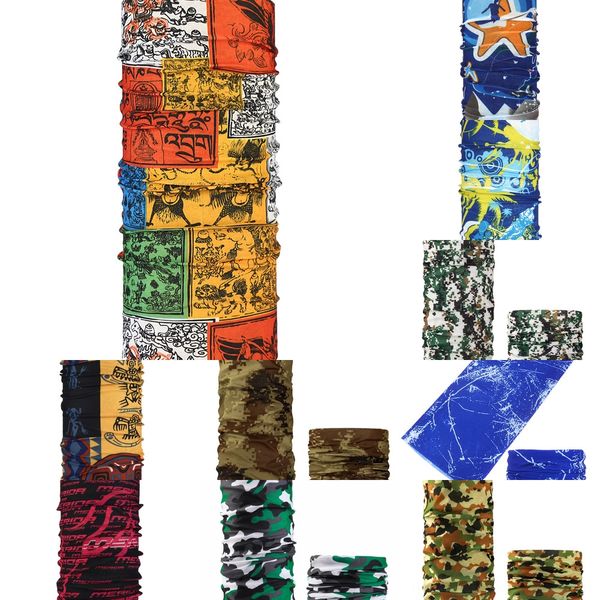 

qqnh7 открытый пешие прогулки лицо ветрозащитный уф велоспорт бандана пешие прогулки рыбалка шейный платок защита шарф маска волшебная повяз, Black