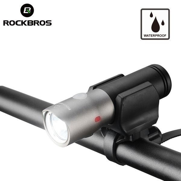 

rockbros bike bicycle light waterproof ipx6 usb rechargeable 3000 mah power led bank 1000 lumen lamp bike accessories