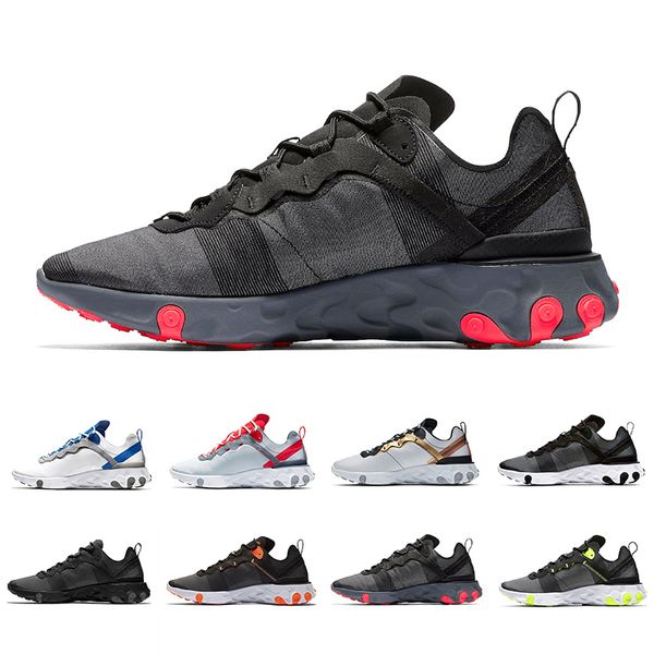 

React 55 running shoes for men women white black NEPTUNE GREEN blue mens trainer designer breathable sports sneakers size 36-45