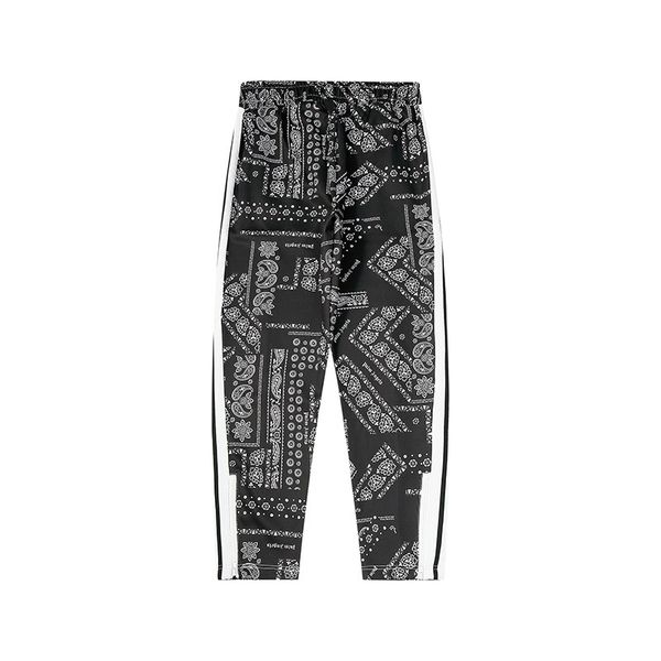 

19FW Palm Angels Cashew Flowers Sweatpants Men Pants Trousers Fashion Joggers Pants Sport Casual Pants Black Red HFLSKZ138