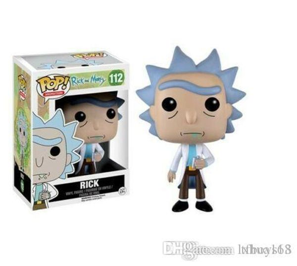 

симпатичный lxh нового funko pop рик и мортите rick 112 # цифры коллекции модель игрушки для детей дара