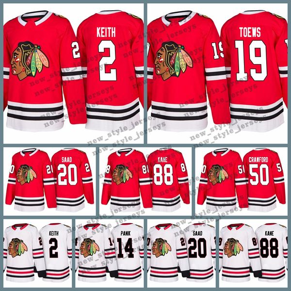

2 Duncan Keith Chicago Blackhawks jersey 19 Jonathan Toews 88 Patrick Kane 20 Brandon Saad Hockey Jerseys 50 Corey Crawford Patrick Kane