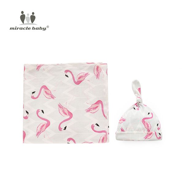 

infant newborn print cotton blanket swaddle cloth +hats cap 2pcs kids toddler sleeping bedding blankets wrap swadding shawl set