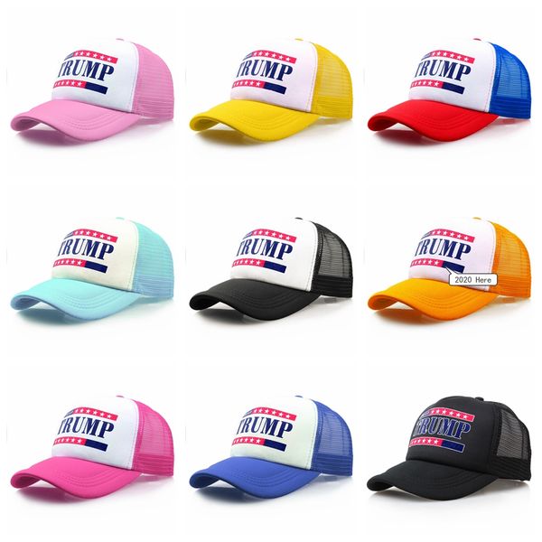 

donald trump 2020 baseball cap adjustable snapback ball hats outdoor mesh sun visor beach fishing sports tennis caps tta991, Blue;gray