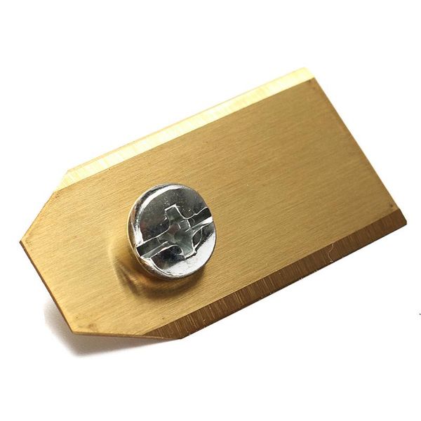 

0.75mm titanium coated stainless steel lawn mower blade replacement + screw parts for husqvarna automower 30/50/100pcs