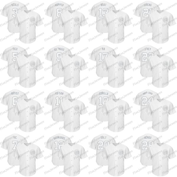 

18 Ben Zobrist 2019 Players Weekend Descalso Victor Caratini Ian Happ Nick Castellanos Cubs Almora Jr Kyle Schwarber David Bote Jersey