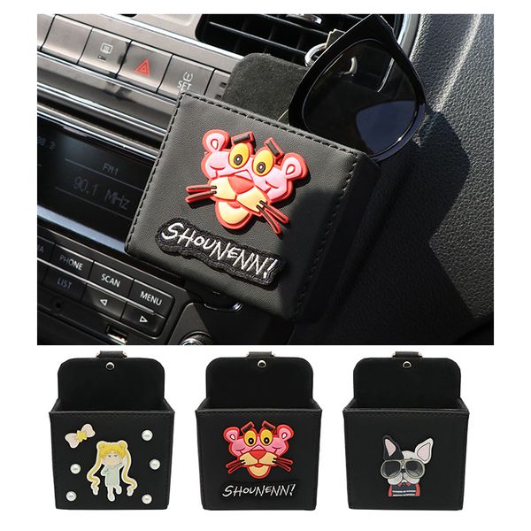 

car styling air diffuser vent storage box pocket auto air outlet vent groceries organizer hanging holder box keep car tidy