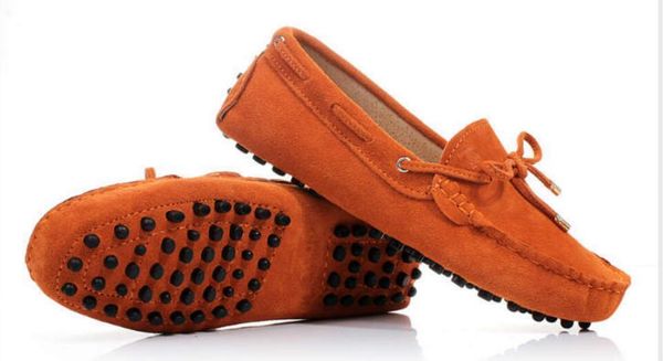 

mens summer genuine leather suede breathable moccasins driving shoes loafer shoes  colors a41 02, Black