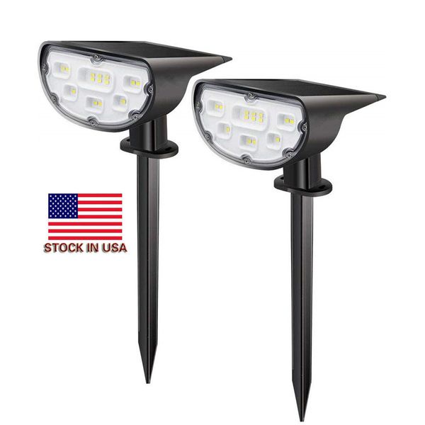 Запас в американском солнечном пути огни с Spike 14LED Plains Spotlight Slight Uplight Светодиодные светодиодные огни для газонного дворика дворика