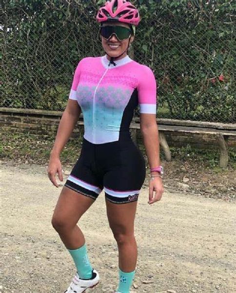

2020 pro team triathlon set condensed cushion women's short sleeve cycling bodysuit bodysuit jumpsuit quick dry shirt set, Black;blue
