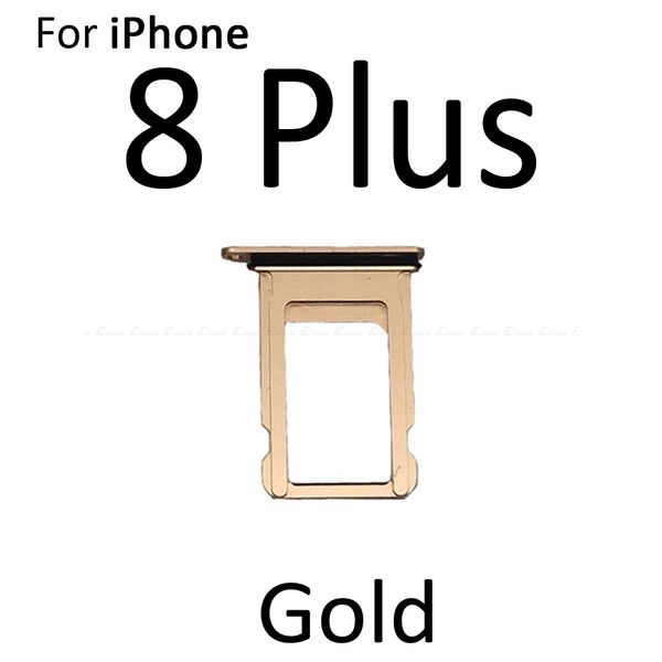 

10psc new for iphone 7 8 plus sim card tray slot holder adapter repair parts