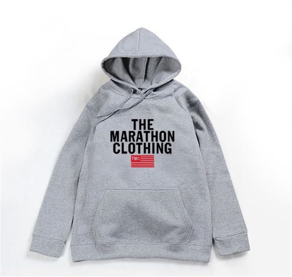 

nipsey hussle mens designer hoodies the marathon hooded fleece casual loose hip pop clothing, Black