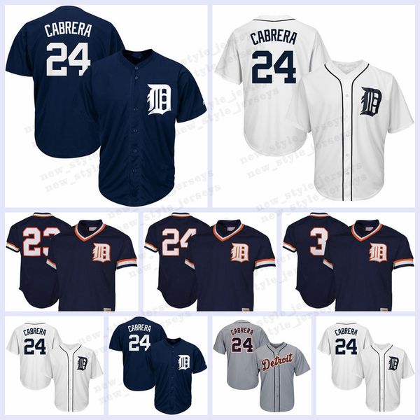

Gibson Detroit Men Tigers 23 Kirk Gibson Jersey 24 Miguel Cabrera 3 Alan Trammell Baseball Jerseys