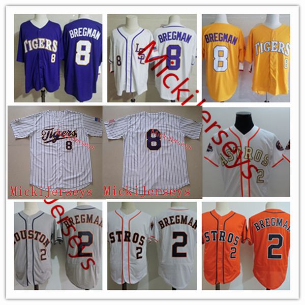 

Men ncaa 8 alex bregman l u tiger 2017 cw college ba eball jer ey embroidery white purple 2 alex bregman hou ton jer ey 3xl
