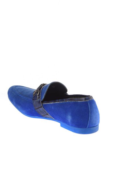 

pearl dark blue women 's loafer shoes 120130003949, Black