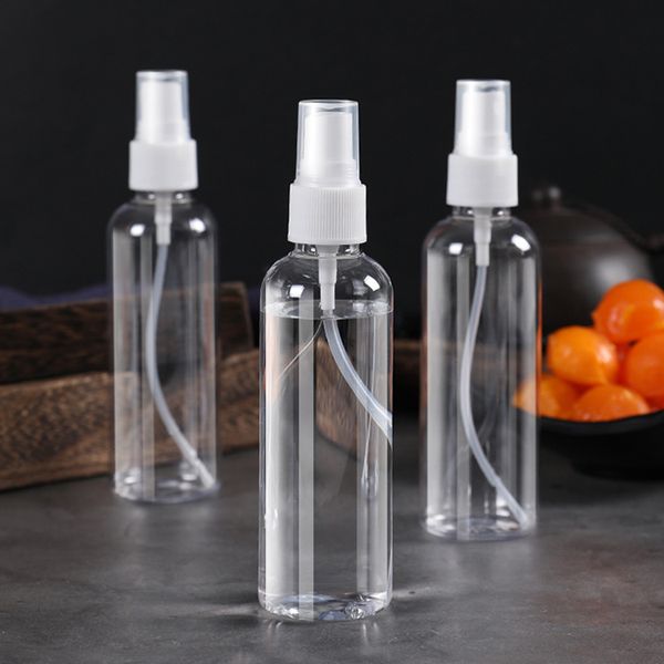 

100 шт. горячий новый 30 мл 50 мл 100 мл прозрачный пластиковый распылитель многоразового духи пэт прозрачная бутылка с распылительным насос