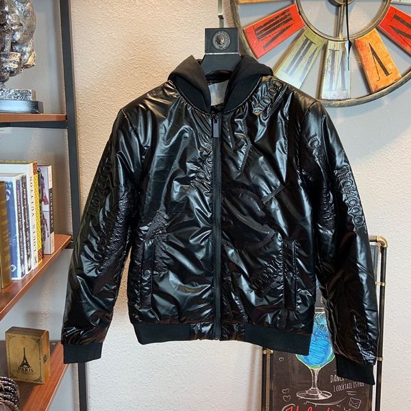 

2019 новых людей конструктора зимы куртки пальто толстые ветровка glossy coat brand zipper теплый пуховик открытый спорт куртки плюс размер, Black;brown
