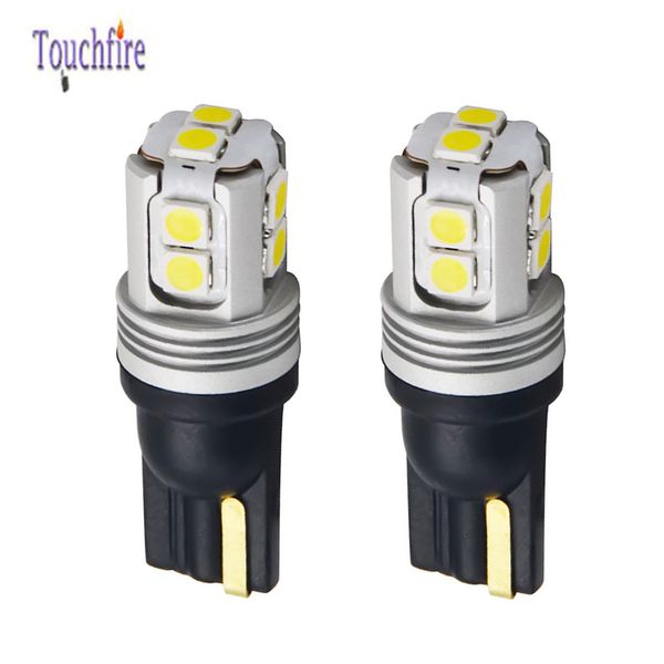 

2x t10 w5w canbus 194 led car door bulb 3030 10smd dome clearance license plate parking boot reading light 6000k 12v auto lamp